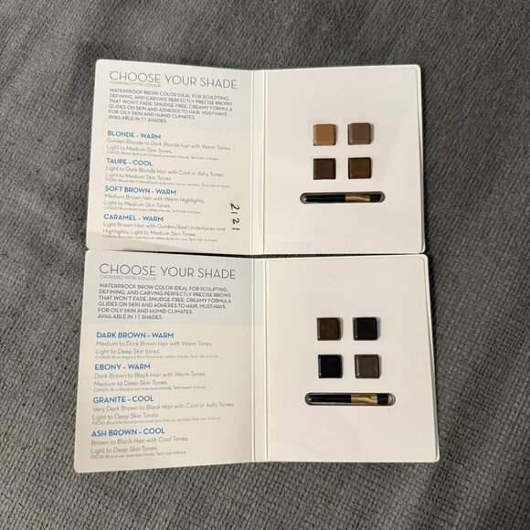 Anastasia Dipbrow Pomade Taupe 4g, Brush 12 Dual-Ended Color Sample set - Picture 5 of 6
